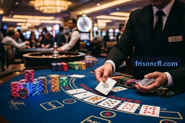 Game Bài Phỏm ⚡ Mẹo Câu Bài Ăn Chốt Đền Cả Làng Rút ATM Chuẩn Link - bàn phỏm bốn người bên ánh đèn xanh